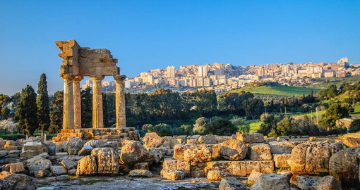 Agrigento,  one of Sicily's oldest towns, is renown for the Valley of the Temples