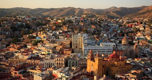 Colorful view of the city of Guanajuato