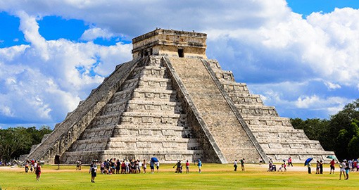 The ancient Mayan city of Chichen Itza covered an area of 10 square kms