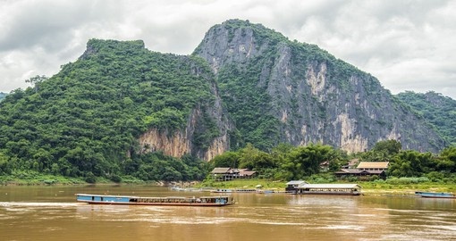 The Mekong River in Luang Prabang is where your Laos Tour begins.