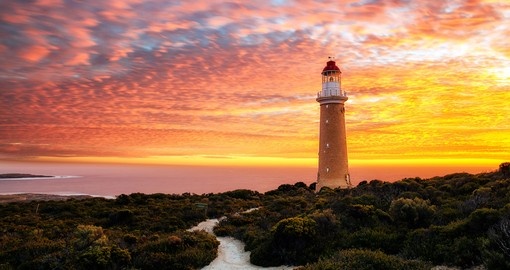 Visit Cape Du Couedic lighthouse in Kangaroo Island and experience the breathtaking view during your next Australia vacations.