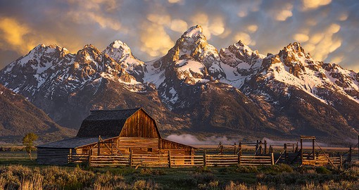 Enjoy the expansive mountains and lush landscape of Grand Teton National Park, Wyoming