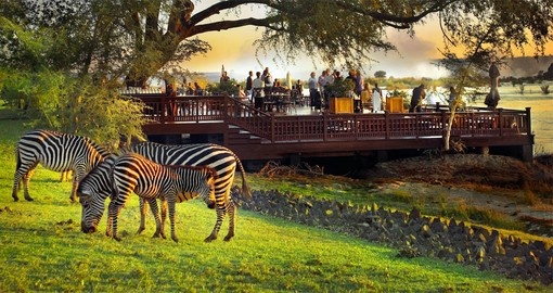 Experience all the amenities the Royal Livingston can offer during your next Zambia vacations.