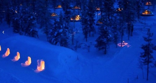 Go the traditional route. Stay in a snow igloo on your trip to Finland