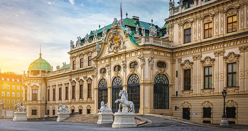 Embrace the Baroque Period while exploring the grounds of Belvedere Palace