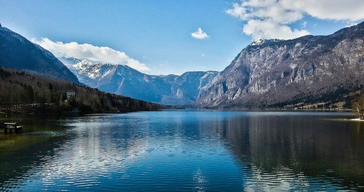 Famed for it's blue-green waters, Bohinj is the largest lake in Slovenia