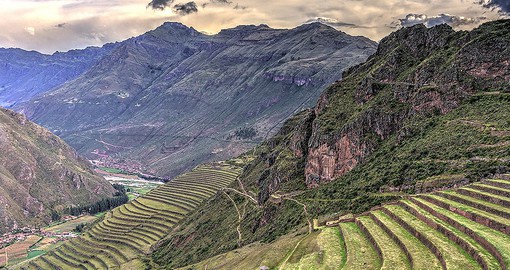 Enjoy the dramatic sights of Ollantaytambo in the Sacred Valley