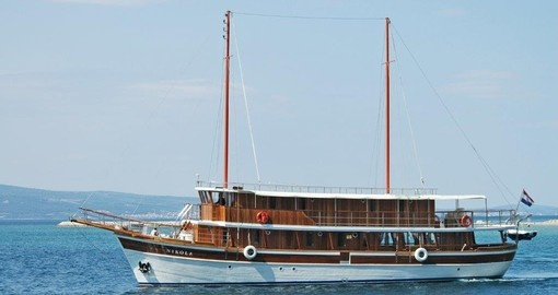 Katarina Cruises also offers traditional Croatian wooden ships