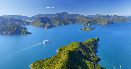 A cruise on Malborough Sound is a great inclusion for your New Zealand vacation.