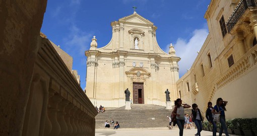 Gozo's cathedral is built on the site of a Roman temple dedicated to the goddess Juno