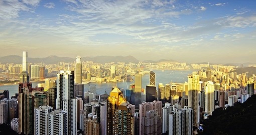 Gaze out into the Hong Kong city skyline on your Hong Kong Vacartion