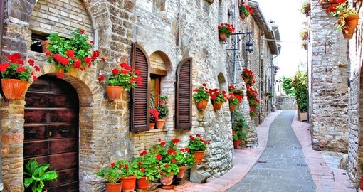 Picturesque Italian lane