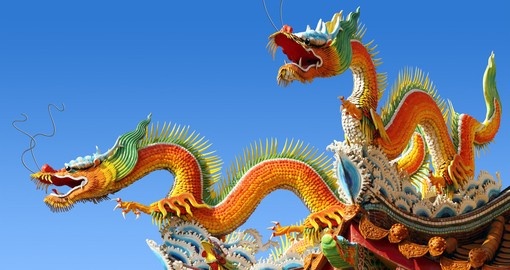 The Dragon is a sacred symbol of China