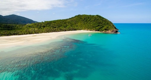 Enjoy the breathtaking view of the crystal clear waters of Myall beach at Cape Tribulation on your next vacations
