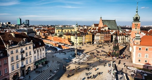 Castle Square with Kings Sigismund's Column in Warsaw