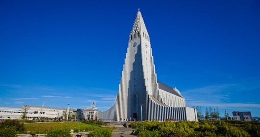 Visit Hallgrimskirkja Cathedral in Reykjavik on your next Iceland vacations.