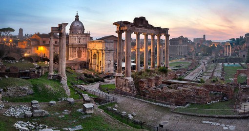 Despite it's relatively small space, the Forum was the heart of Imperial Rome