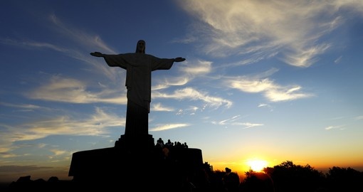 Famous Christ the Redeemer in Rio de Janeiro during your next trip to Brazil.