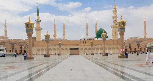 Medina's 'Mosque of the Prophet' was the second mosque built by the Islamic prophet Muhammad