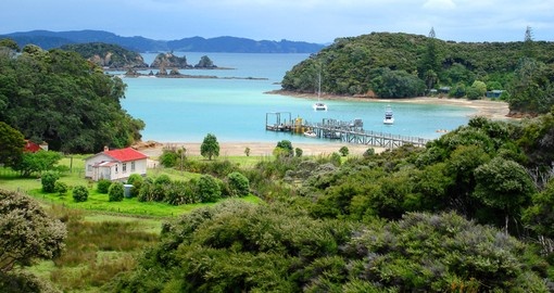 Your trip to New Zealand travels north to the Bay of Islands