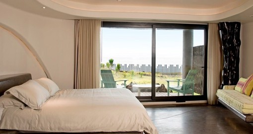 Unwind in your luxurious room on your trip to Easter Island