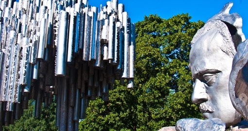 Part of the monument for Sibelius