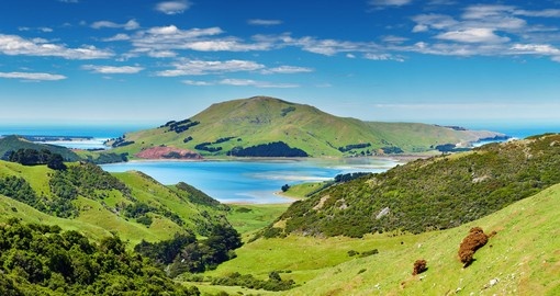 Discover coastal view of Otago Peninsula on your next trip to New Zealand.