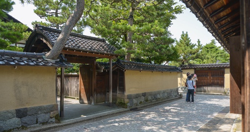 Explore historical samurai neighbourhoods like this one in Kanazawa