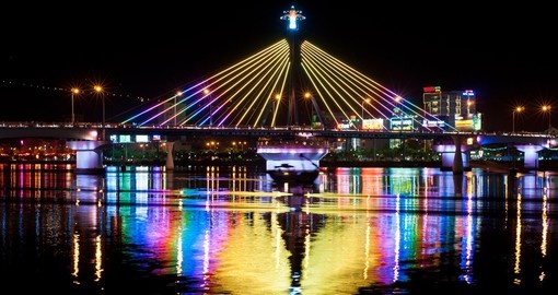 Han River Bridge is a popular spot for taking photos on your Vietnam vacation.