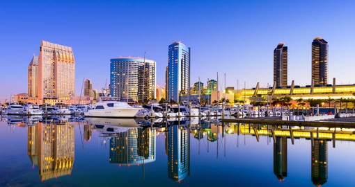San Diego is influenced by its deepwater port, which is home to the US Pacific Fleet