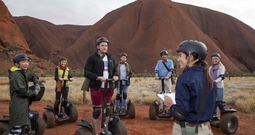 Include a unique experience at Ayers Rock by segway on your Australia Vacation