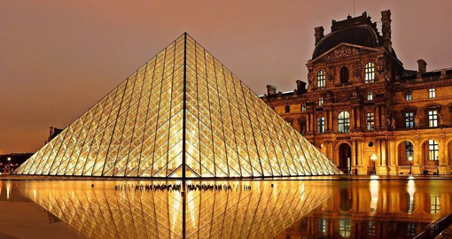 Get an after hours look at The Louvre and enjoy a flight of French wines