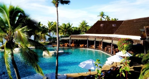 Relax at one of the many resorts - there are many to choose from when booking one of our Fiji vacations.