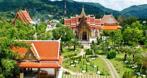 Wat Chalong - The most important of the 29 buddhist temples of Phuket