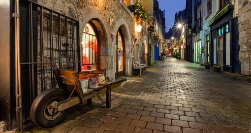 Experience beautiful view of Galway in the evening during you