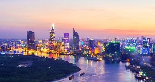 Ho Chi Minh City is the largest and economic center in Vietnam