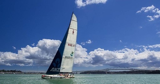 Enjoy the thrill of America's Cup racing on your New Zealand vacation.