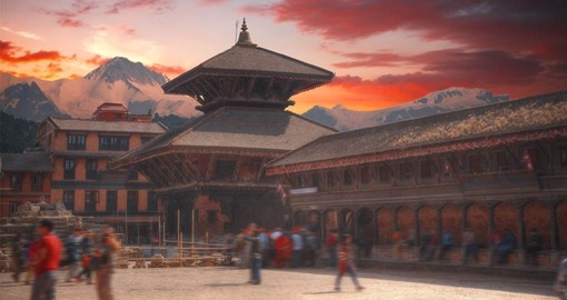 Begin your Nepal Tour in Kathmandu and experience Durbar Square with it's ornate temples