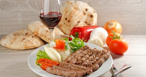 Cevapcici is popular all over the Balkans