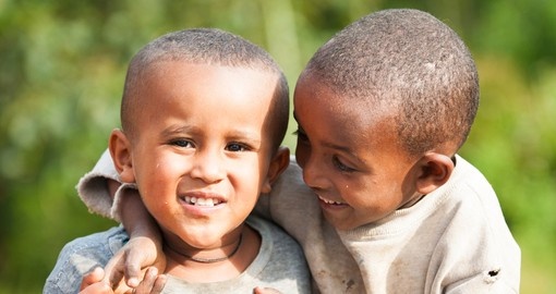 Little Ethiopians playing around