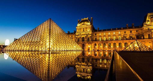 The world's largest art museum, The Louvre opened in 1793 with an exhibition of 537 paintings