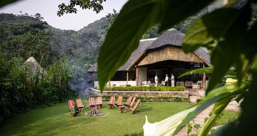 Contemporary yet classic in style Gorilla Forest Camp is ecologically respectful to the mountain landscape