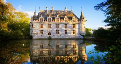 Azay le Rideau, castle in the Loire Valley