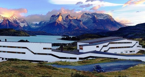 Stay at the luxurious Explora Lodge in Torres del Paine on your Chile Tour