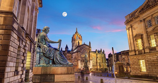 Take a break from sightseeing and go for a shopping spree along the Royal Mile
