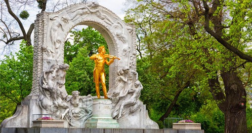 Johann Strauss II, known as "The Waltz King" lived in Vienna for many years