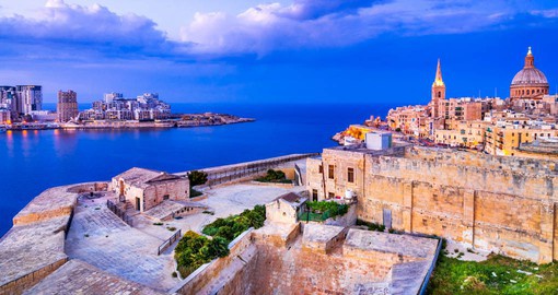 Valletta, The Fortress City, is Malta's capital