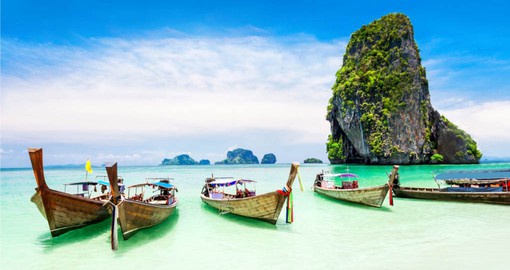 Native to Southeast Asia, the long tail boat is a common sight in Phuket