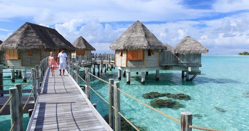 Overwater bungalows are the perfect accommodation choice