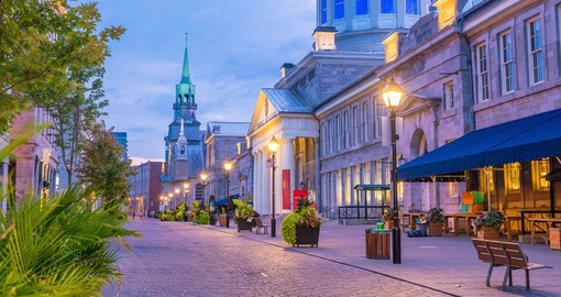 Old Montreal is home to many structures dating back to the era of New France